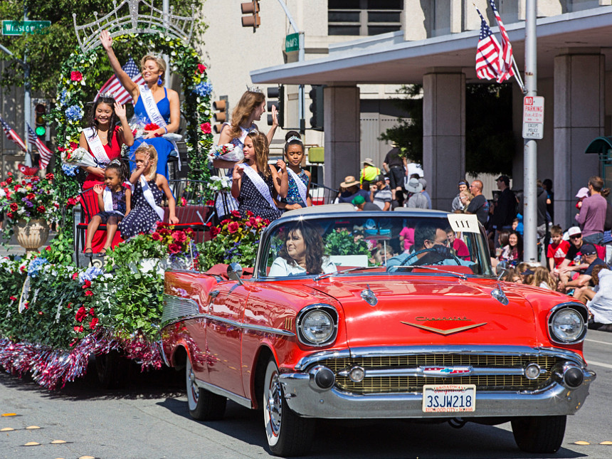 Redwood City 4th of July parade and festival